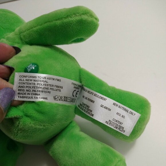 Care Bears Unlock The Magic Basic Fun Good Luck Teddy Bear Green Plush Toy 10 in - Picture 7 of 7